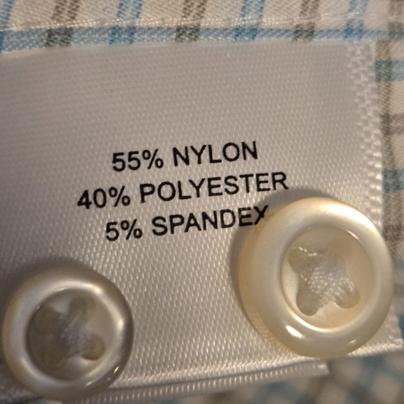 PETER MILLAR summer comfort teal plaid button down shirt XXL Dress Shirt LUXURY - Picture 7 of 7